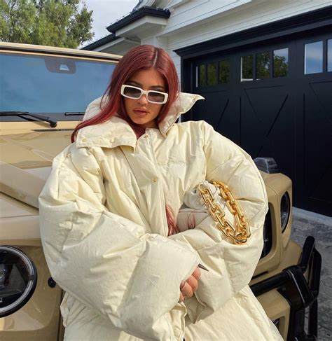 prada orange jacket kylie|Kylie Jenner's Best Winter Outfits: See Photos, Pricing and More!.